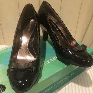 Sole senseability black pumps career shoes